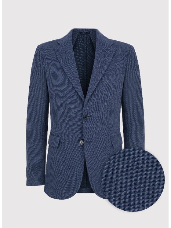 Pako Lorente Pako Lorente Marynarka P25SF-3X-012 Granatowy Slim Fit