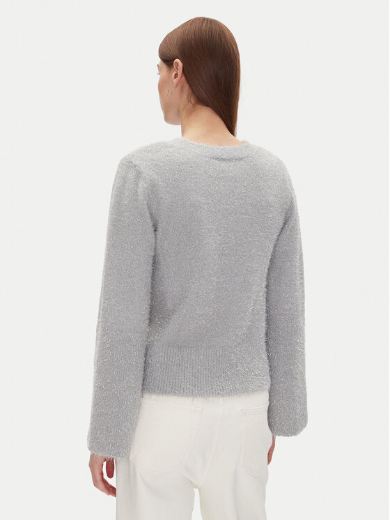 DKNY DKNY Sweter DJ4R0504 Szary Regular Fit