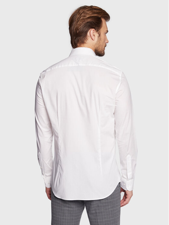 Tommy Hilfiger Tommy Hilfiger Πουκάμισο MW0MW25040 Λευκό Slim Fit