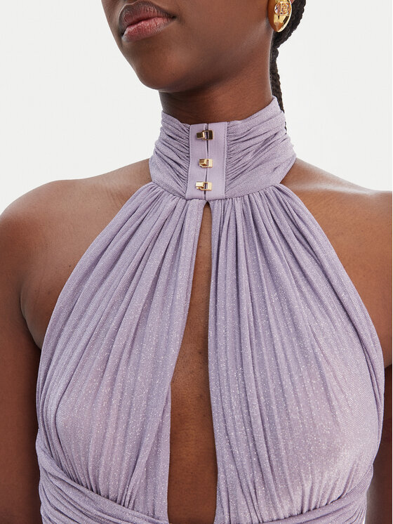 Elisabetta Franchi Elisabetta Franchi Vakarinė suknelė AB-R18-61E2-V760 Violetinė Regular Fit