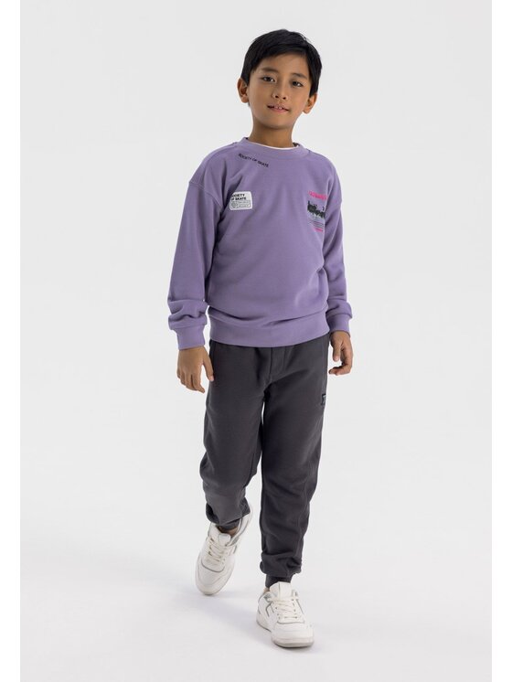 Bluza, rozmiar 134/140, Fioletowy, 23fleece63