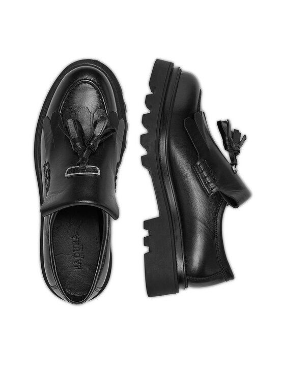 Badura Badura Loafersy EO-ATHENA-01 Czarny