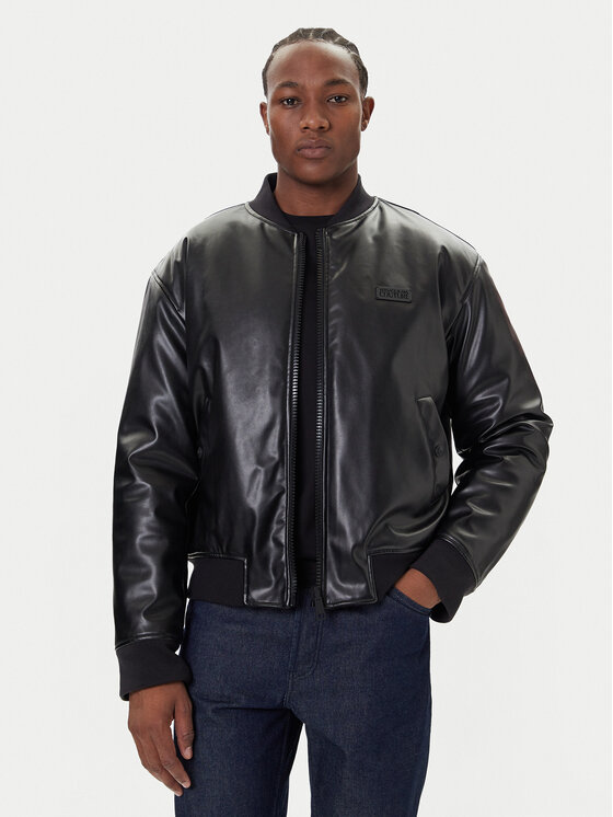 Versace Jeans Geacă bomber Bărbați, Mărimea: 50, Negru, 79GAS407