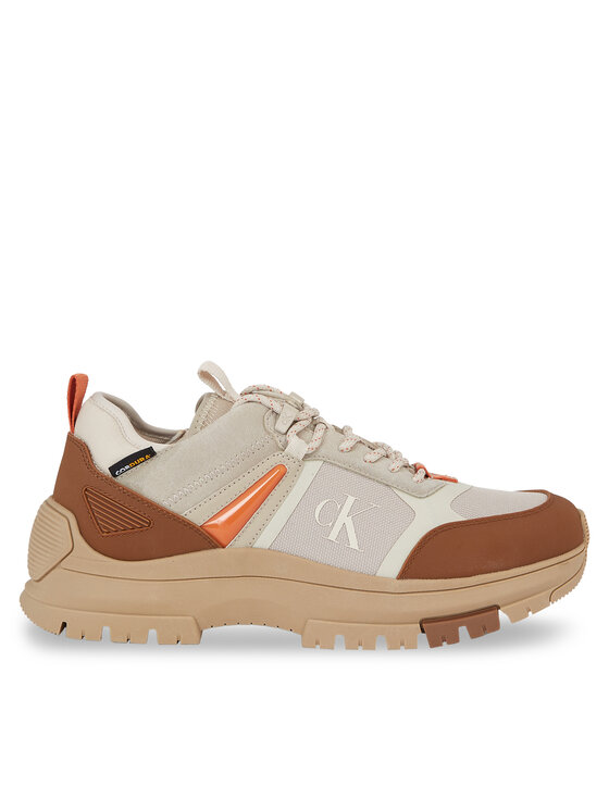 Sneakers Calvin Klein Jeans Hiking Lace Up Low Cor YM0YM00801 Plaza Taupe/Eggshell/Brown Sugar 0HI