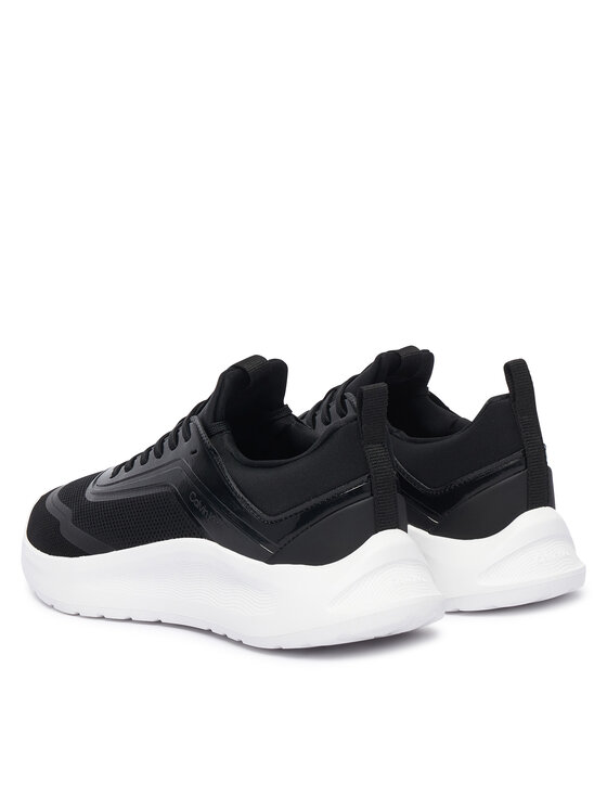Calvin Klein Calvin Klein Сникърси Light Eva Run Laceup Sock Jelly HW0HW03434 Черен