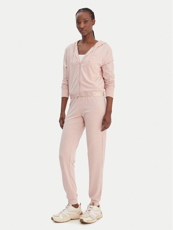 Guess Guess Долнище анцуг O6GB01 KCQP2 Розов Regular Fit