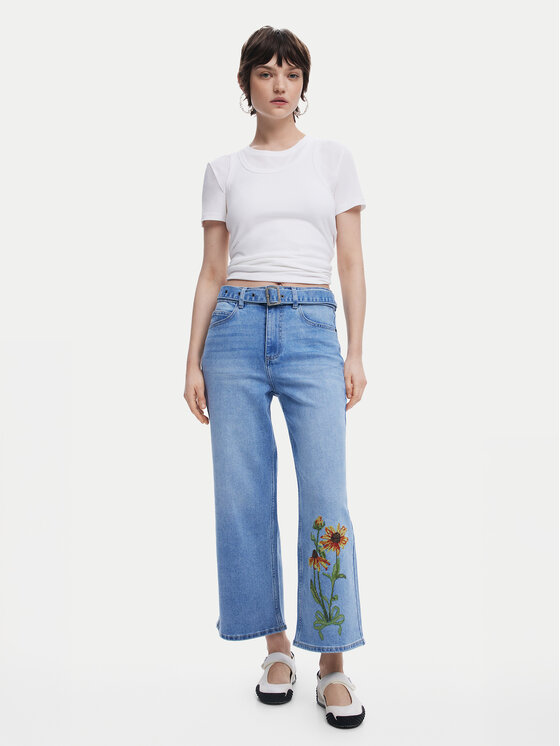 Desigual Desigual Τζιν Ohio 25SWDD14 Μπλε Straight Fit