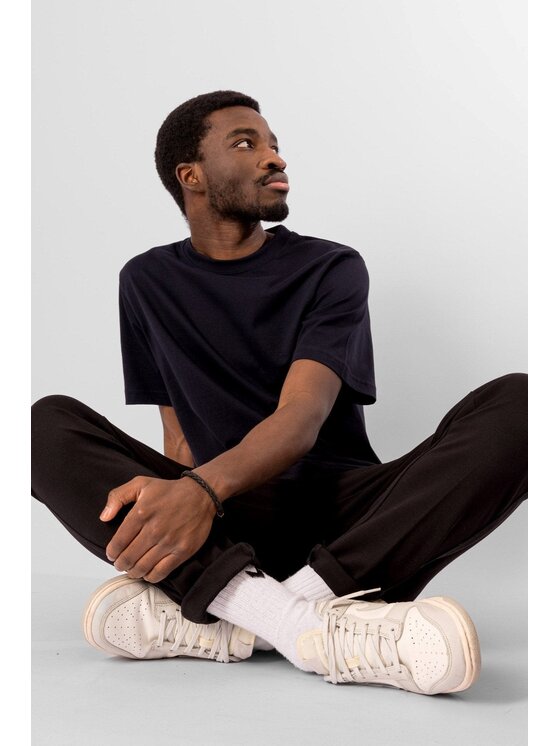 TeeShoppen TeeShoppen T-Shirt 'Oversized Collection' Granatowy Oversize