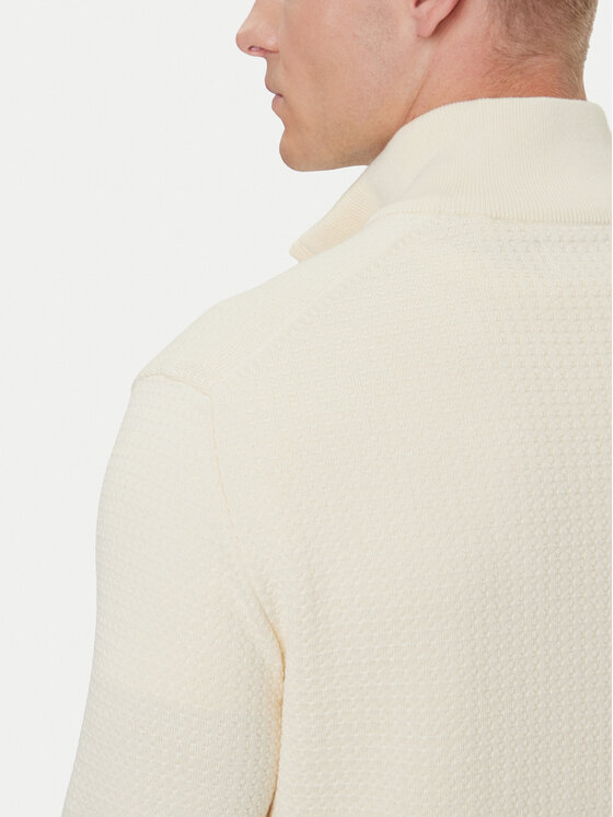 Gant Gant Pulover 8030256 Écru Regular Fit
