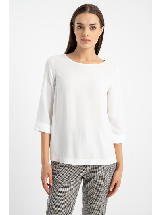 CLICK CLICK Μπλουζάκι 10-6937 Λευκό Straight Fit
