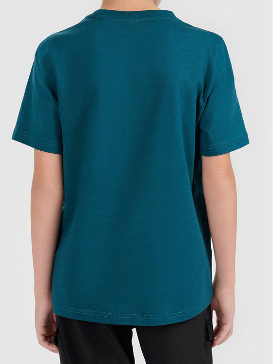 4F 4F T-Shirt 4FJWAW26TTSHM3507-40S Zielony ciemny Active Fit