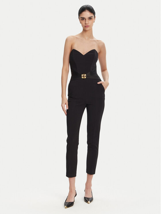 Elisabetta Franchi Elisabetta Franchi Kezeslábas TU-039-51E2 Fekete Regular Fit