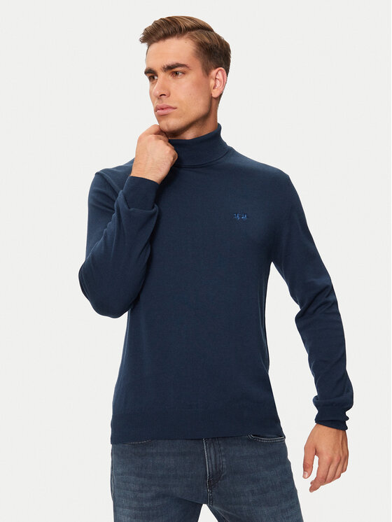 La Martina La Martina Golfas ZMS019 YW091 Tamsiai mėlyna Regular Fit