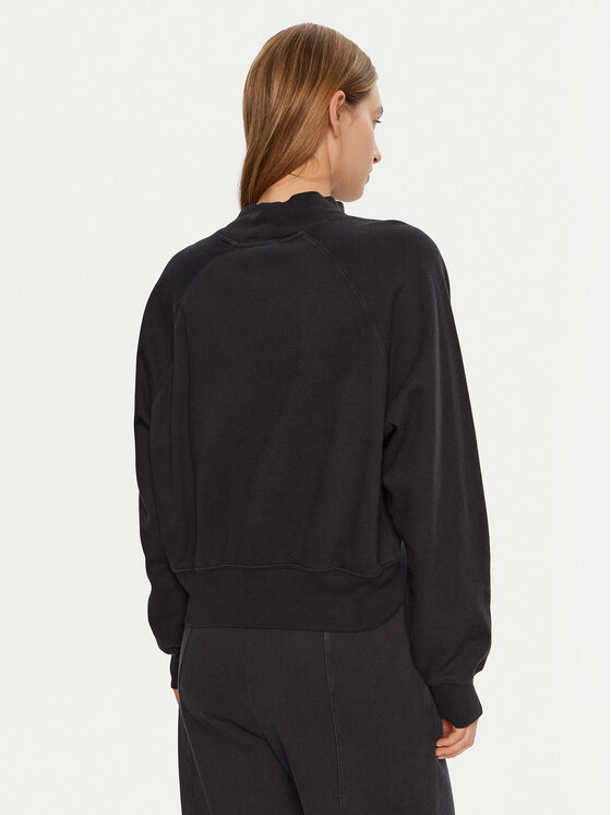 Champion Champion Majica dugih rukava 117637 Crna Loose Fit