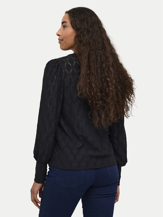 Kaffe Kaffe Μπλουζάκι Tine 10509099 Μαύρο Regular Fit