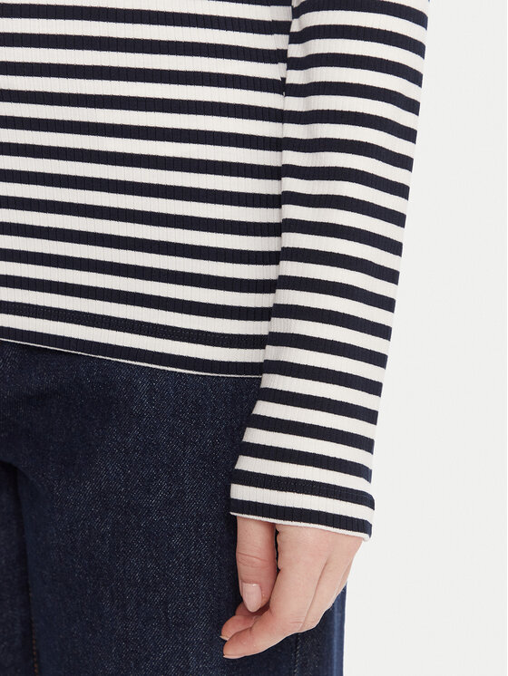 Tommy Hilfiger Tommy Hilfiger Blúz WW0WW47309 Sötétkék Slim Fit