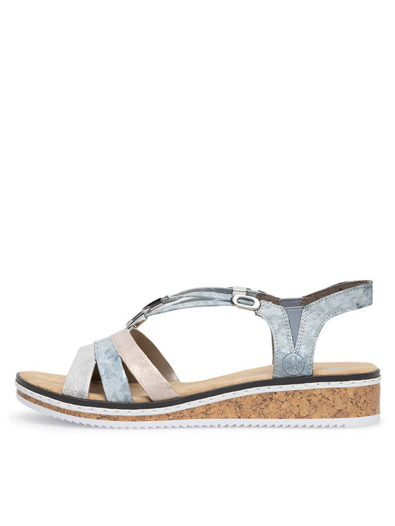 Rieker Rieker Sandalen V36G4-40 Blau