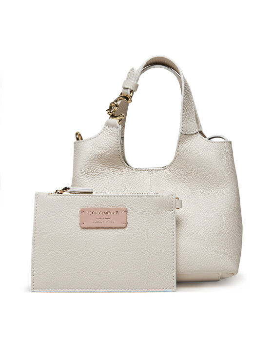 Coccinelle Coccinelle Handtasche SHA Coccinelle C-Easy E1 SHA 58 01 01 Écru