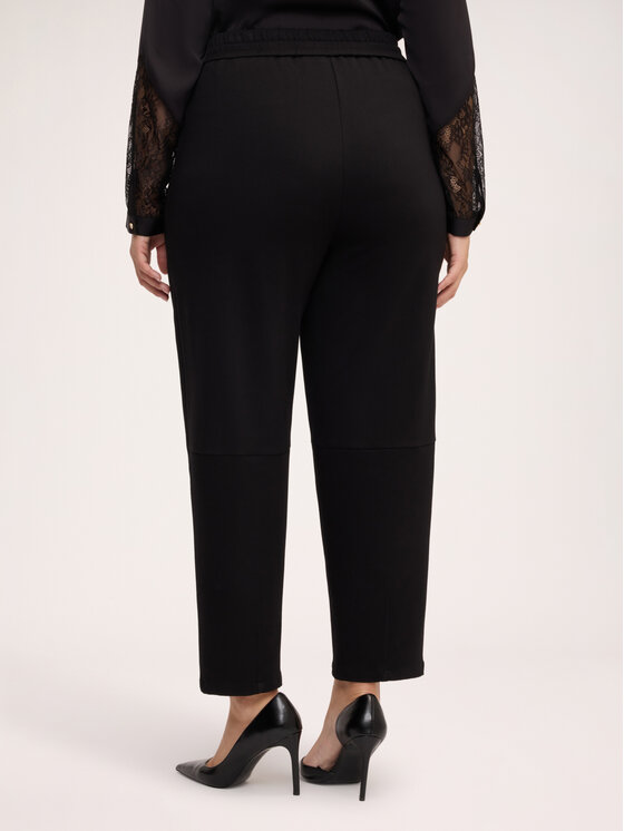 Fiorella Rubino Fiorella Rubino Pantaloni di tessuto P048E100083N033 Nero Baggy Fit