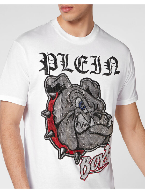 PHILIPP PLEIN PHILIPP PLEIN T-Shirt 1699 Biały Regular Fit