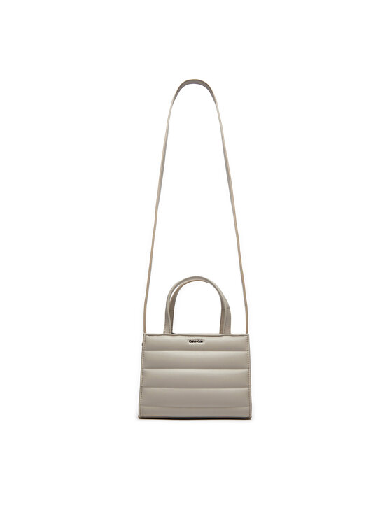 Calvin Klein Calvin Klein Handtasche Line Quilt Mini Tote K60K612116 Grau