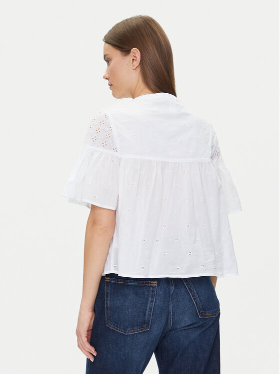 Gap Gap Πουκάμισο 728755-01 Λευκό Regular Fit