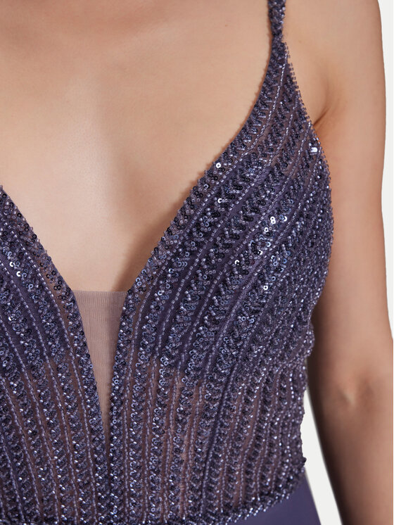 Hey Kyla Hey Kyla Rochie de seară 5AI056HK Violet Regular Fit