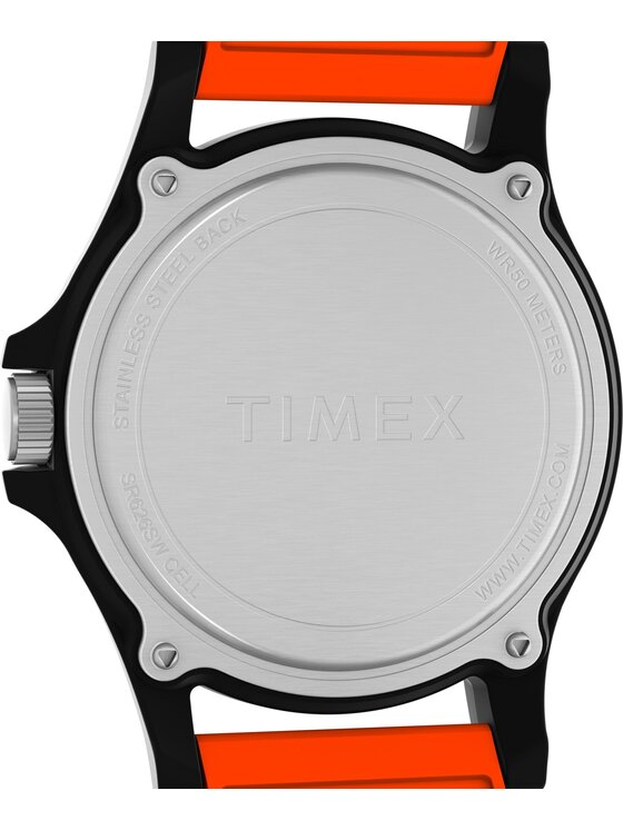 Timex Timex Zegarek TW2Y13000 Pomarańczowy