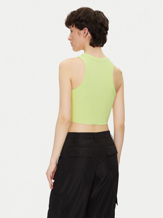 HUGO HUGO Топ Baby Tank_B 50511450 Зелений Slim Fit
