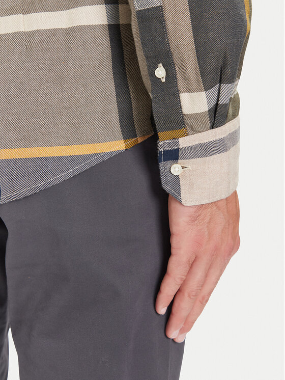 Barbour Barbour Košile Dunoon MSH4980TN16 Zelená Regular Fit
