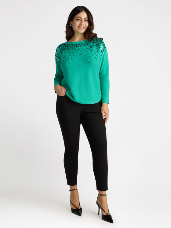 Fiorella Rubino Fiorella Rubino Cardigan M471L007836N015 Turchese A-Line Fit