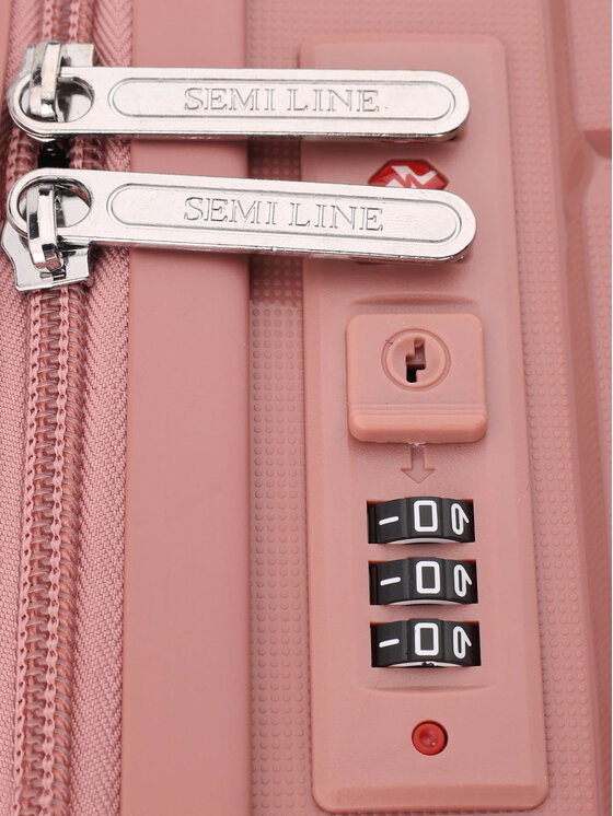 Semi Line Semi Line Valigia media T5906-3 Rosa