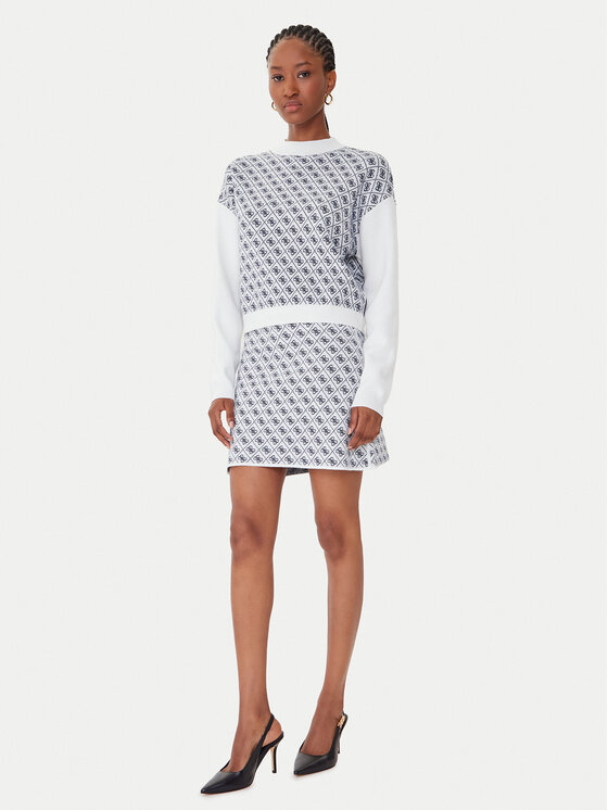 Guess Guess Гольф W5BR23 Z3JD2 Écru Relaxed Fit