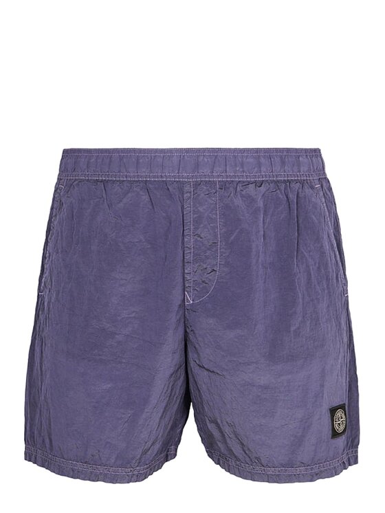 Stone Island Stone Island Szorty kąpielowe B100009 Fioletowy Regular Fit