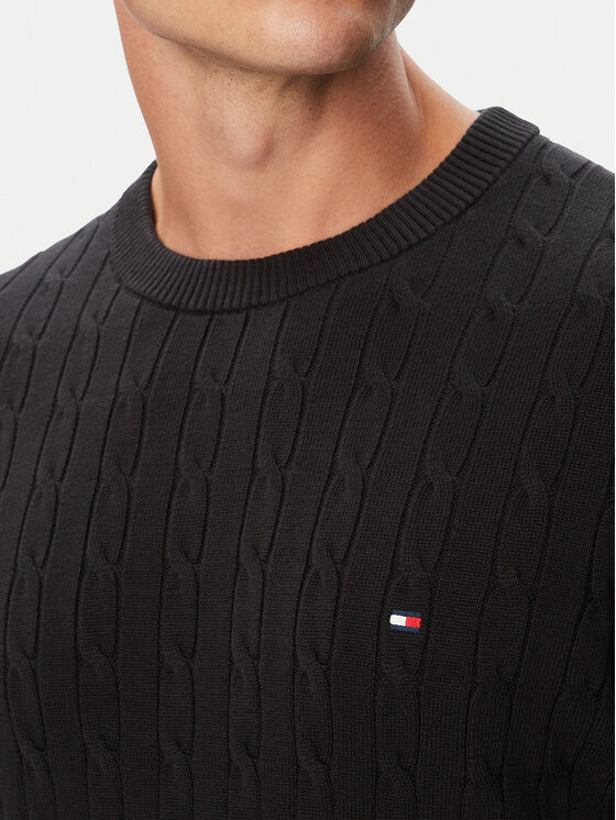 Tommy Hilfiger Tommy Hilfiger Пуловер Classic MW0MW33132 Черен Regular Fit