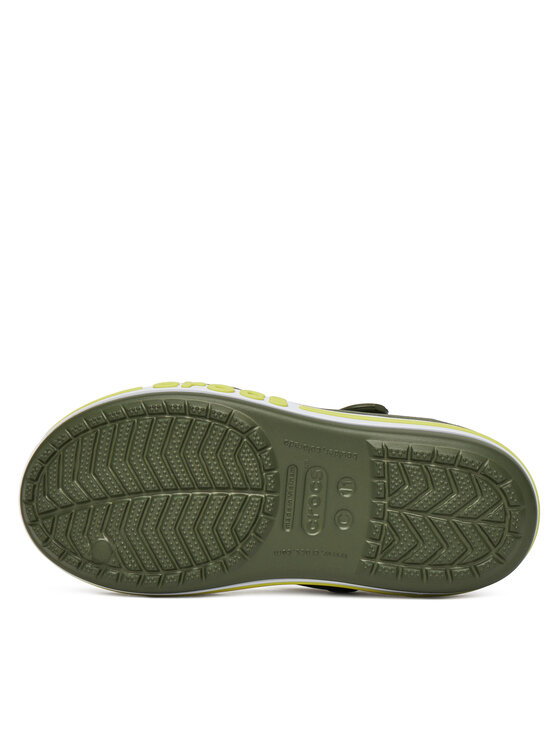 Crocs Crocs Sandały BAYABAND SANDAL K 211054-309 Zielony