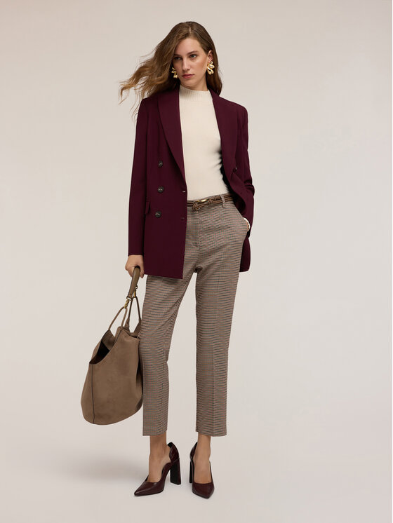 Motivi Motivi Giacca da abito Q033Q001046N036 Bordeaux Regular Fit