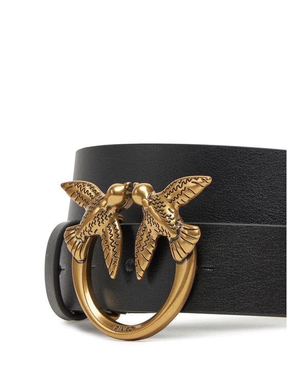 PINKO PINKO Moteriškas Diržas Love Berry H3 Belt 20251 PLT01 100125 A2CB Juoda