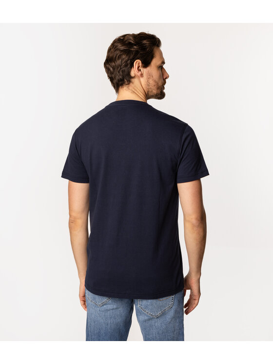 Lee Cooper Lee Cooper T-Shirt LONDON7 1160 Granatowy Slim Fit