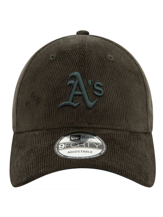 New Era New Era Cappellino New Era 9FORTY Oakland Athletics MLB Cord Cap Verde