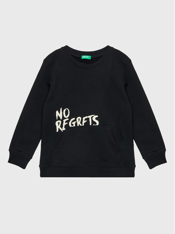 United Colors Of Benetton United Colors Of Benetton Μπλούζα 3JLXC107O Μαύρο Regular Fit