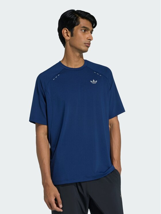 adidas adidas T-Shirt 163191 Niebieski jasny Regular Fit