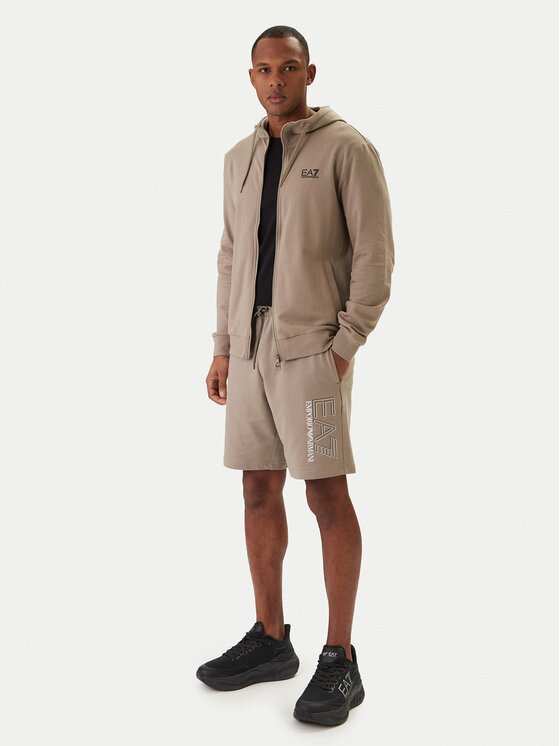 EA7 Emporio Armani EA7 Emporio Armani Спортни шорти 7M001315 AF13512 Бежов Regular Fit