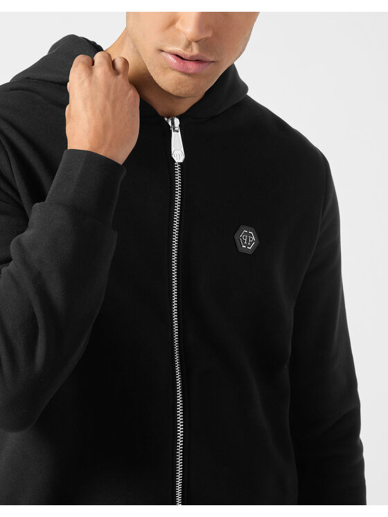PHILIPP PLEIN PHILIPP PLEIN Bluza 25943 Czarny Athletic Fit