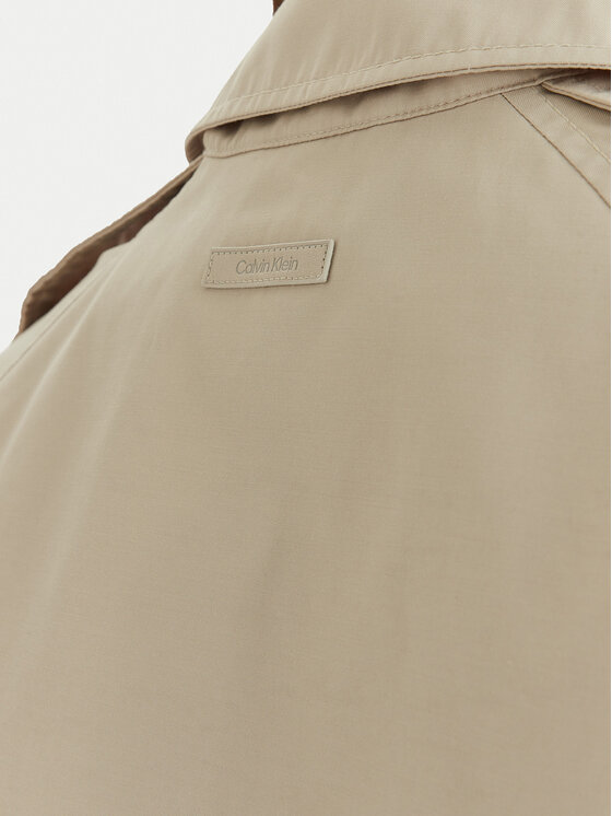 Calvin Klein Calvin Klein Trench LV044B540G Bej Regular Fit