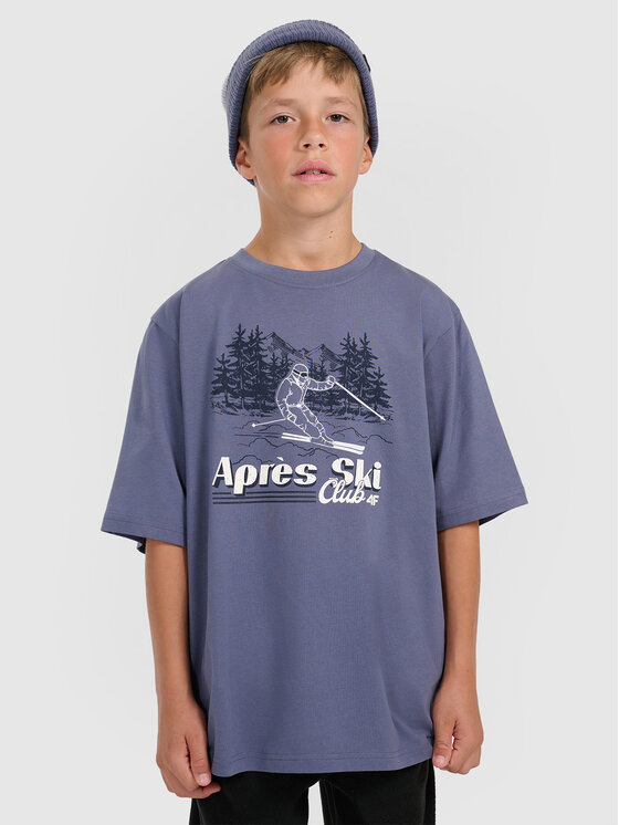 4F 4F T-Shirt APRES SKI Loose Fit