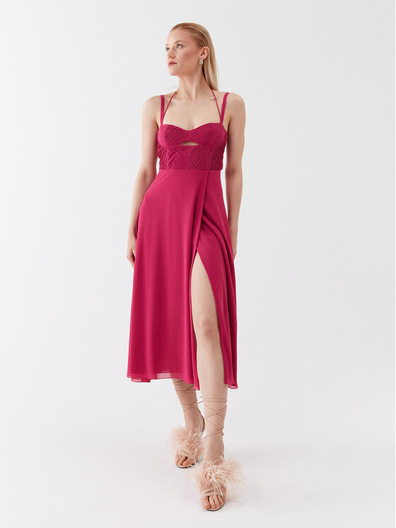Patrizia Pepe Patrizia Pepe Abito da cocktail 2A2521/A248-M447 Rosa Regular Fit