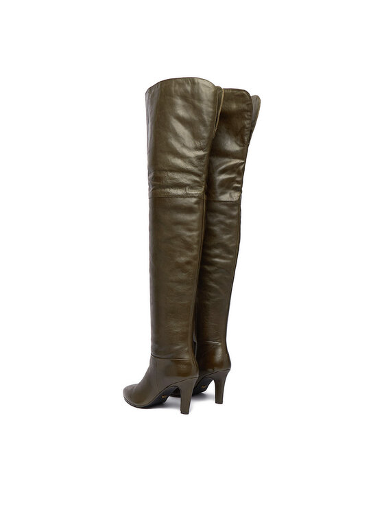 GINO ROSSI GINO ROSSI Kozačky EO-ZIVO-121925 Khaki