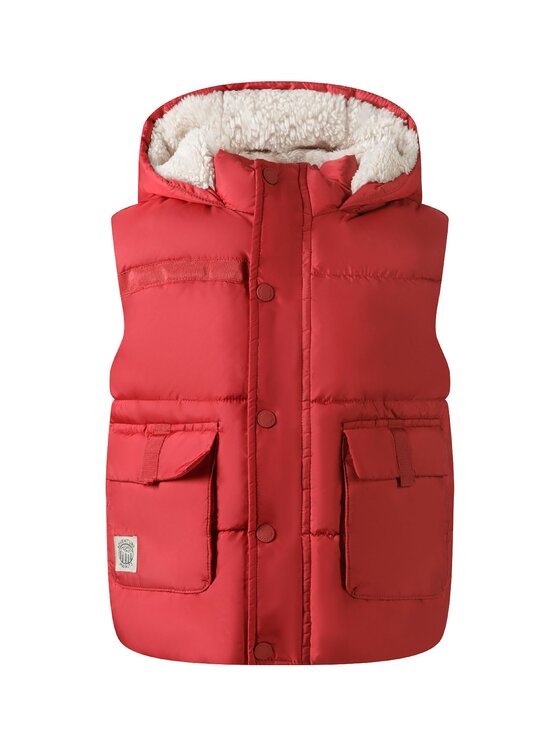 minoti minoti Kamizelka 27gilet6 Czerwony Regular Fit