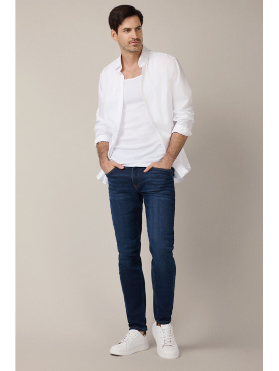 Lancerto Lancerto Spodnie materiałowe Ignazio SP113225000017 Granatowy Slim Fit